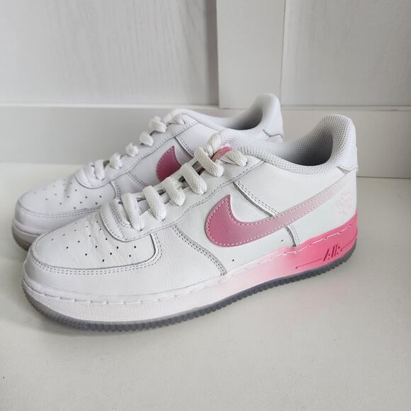 Nike Air Force 1 Low '07 PRM San Francisco Chinatown Lotus Flower 6.5Y / W8 - Picture 2 of 12